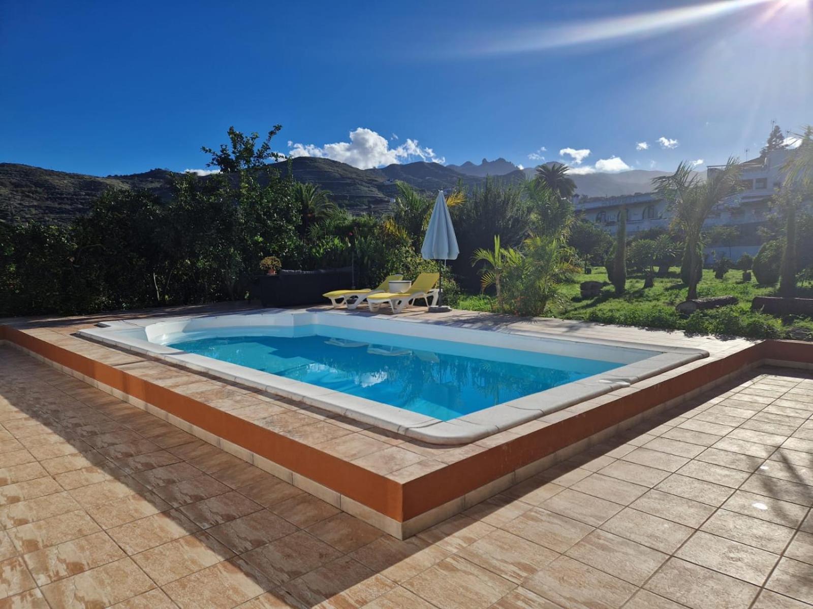 Casa Con Piscina, High-Speed Wi-Fi Y Vistas Villa Santa Brígida Dış mekan fotoğraf